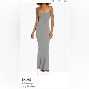 Skims SOFT LOUNGE LONG slip dress x-small